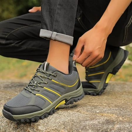 Men s outdoor shoes hiking shoes hiking shoes hiking shoes work shoes hiking shoes sports outdoor shoes trendy and fashionable shoes