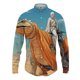 thumbnail image 3 of Camisa de solapa estilo Harajuku para hombre con estampado 3D, camisas casuales de moda para hombre y mujer, camisas de manga larga con botones, ropa de calle de gran tamaño unisex, 3 of 5