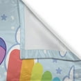 thumbnail image 3 of Ambesonne Unicorn Party Kitchen Curtains, Pony in the Sky, 55"x39", Multicolor, 3 of 3