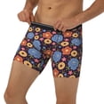 thumbnail image 3 of Disketp Leaves Flower Men's Boxer Briefs Men’s Underwear Boxer Briefs for Men, 3 of 7