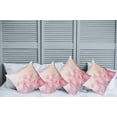 thumbnail image 2 of Ambesonne Rose Throw Pillow Cover 4 Pack, Dreamy Spring Nature View, 24", Pale Pink, 2 of 7