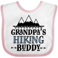 thumbnail image 3 of Inktastic Grandpa Hiking Buddy Hiker Boys Baby Bib, 3 of 4