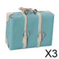 thumbnail image 1 of Caja de Equipaje para Casa de Muñecas en Miniatura Baoblaze Decoración para Dormitorio 3x1/12 Color Azul, 1 of 8