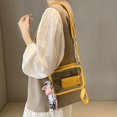 thumbnail image 5 of CAIXIA Crossbody Sling Bags For WomenWide Strap Small Square Transparent Crossbody Bag, Portable Daily Mobile Phone Shoulder Purse, 5 of 6