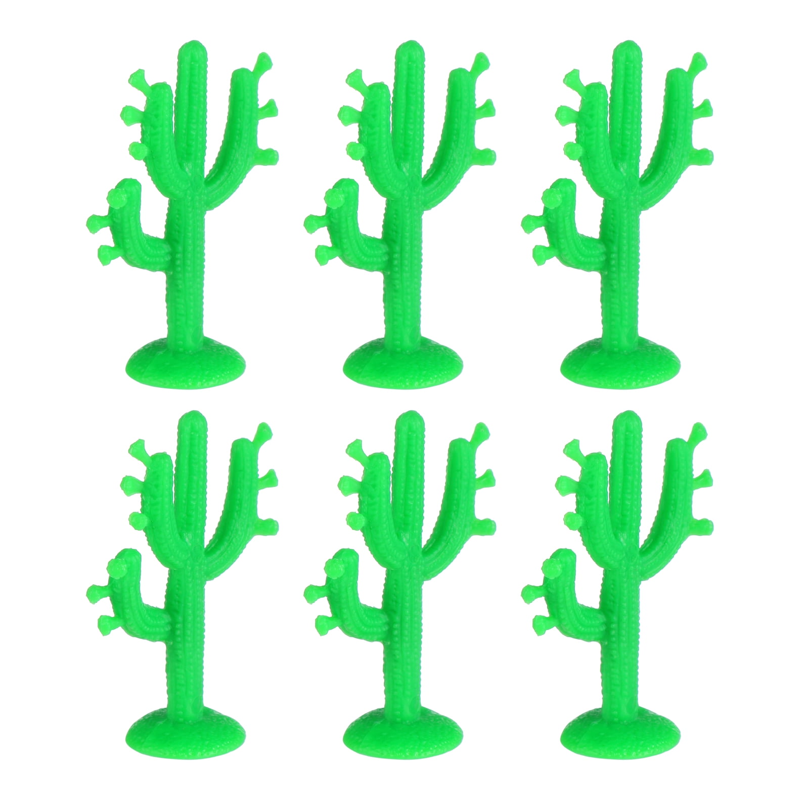 Tinksky 100pcs 5CM Artificial Mini Succulent Cactus Miniatures Plastic