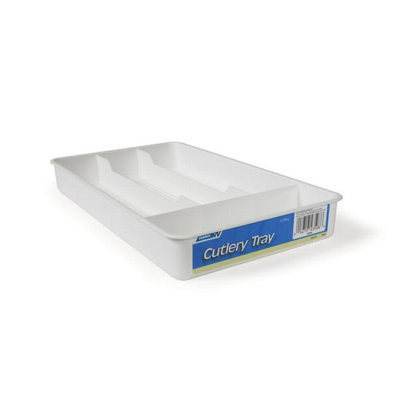 Camco Cutlery Tray - White, Polypropylene (43508)