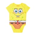 thumbnail image 5 of Nickelodeon Spongebob 3 Pack Short Sleeve Onesie Set, Babys Creeper for Boys, 5 of 7