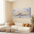 thumbnail image 4 of Large White Trees of Life Canvas Wall Art, Creative Trees Decor Painting Canvas Print for Living Room, Bedroom, Office Decorations, Gifts for Men, 4 of 7