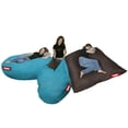 thumbnail image 3 of Puff Baggy 2 en 1 Cama Matrimonial Taburete Turquesa 140 x 180 cm, 3 of 4