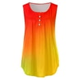thumbnail image 3 of Eashery Womens T Shirts Loose Tank Tops Comfy Women Tops Orange M, 3 of 3