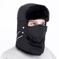 thumbnail image 3 of Trapper Hat Reflective Adjustable Unisex Trooper Cap Cycling Hat for Winter, 3 of 10