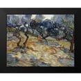 thumbnail image 2 of van Gogh, Vincent 18x15 Black Modern Framed Museum Art Print Titled - Olive Trees, Bright blue sky, 2 of 5