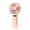 Pink, variant on Mini Handheld Fan, Portable USB Fan, Foldable Small Desk Fan with Led Digital Display and 5 Speed Settings, Rechargeable Quiet Fan for Office Outdoor Home Travel