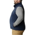 thumbnail image 3 of TFEOQRY Men's Fleece Vest Zip Up Stand Collar Zipper Pockets Sleeveless Jacket Lightweight Fall Winter Outerwear Blue, 3 of 6