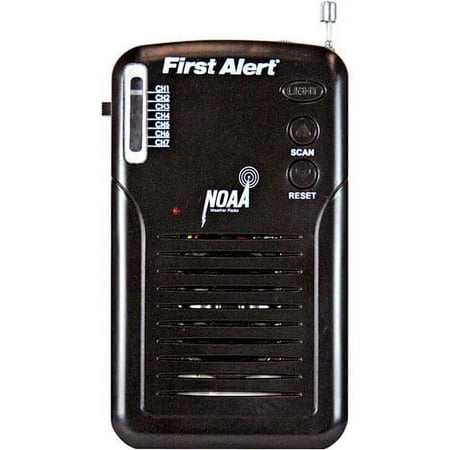 First Alert Handheld FM Radio with Emergency Alert