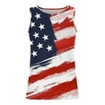 thumbnail image 6 of Mens 4th of July Tank Tops Mens American Flag Tank Tops Mens Red White and Blue Top Red White and Blue Tank Top Memorial Day Tank Mens Independence Day Printed Vests Casual Sleeveless Round Neck Tank, 6 of 7