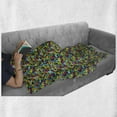 thumbnail image 6 of Colorful Soft Flannel Fleece Blanket, Hexagonal Mosaic with Vibrant Colored Geometrical Shapes Hipster Fun Teen Pattern, Cozy Plush for Indoor and Outdoor Use, 50" x 70", Multicolor, by Ambesonne, 6 of 6