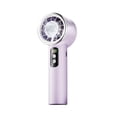 thumbnail image 2 of Linnome Portable Handheld Fan with Digital Display Turbine Cool Function USB Rechargeable for Office Home Adjustable Wind Speed 6.1x2.36x1.57in, 2 of 6