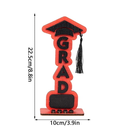 2026 Graduation Season Wooden Tabletop Holiday Decorative Ornament Graduation Season Gift Graduation Photo Props