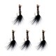 thumbnail image 1 of 5pcs Señuelos Streamer Apariencia Anticorrosión Mosca Vuela Gancho Atado de Mano Atrapamiento de Peces Grandes Pesca Sharpla Simulación de moscas de pesca con mosca, 1 of 8