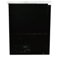 thumbnail image 4 of Heavy Duty Commercial Black Back Bar Cooler with 3 Glass Doors (24" depth 72" length), 4 of 10