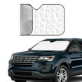 thumbnail image 3 of Kdxio Poodle Dog Print Front Windshield Sun Shade,Folding Auto Sunshade for Car Truck SUV-Medium, 3 of 7