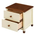 thumbnail image 6 of Harper & Bright Designs Wooden 2 Drawers Nightstand, Kids Nightstand End Table Sofa Table for Boys Girls Kids Room Bedroom, Cream, 6 of 10