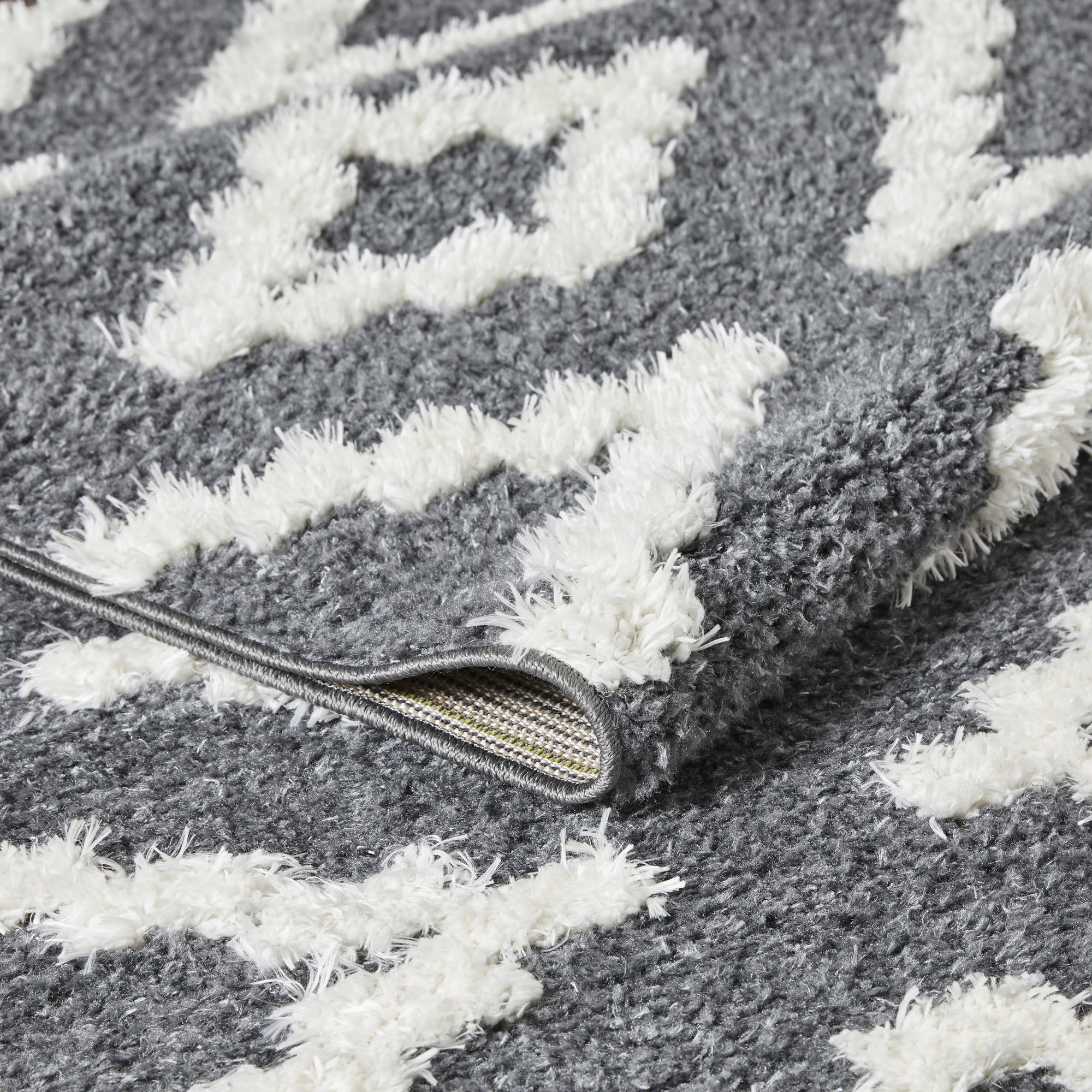 Loomaknoti Vemoa Aslayn 3' x 5' Blue Geometric Indoor Polypropylene Accent Rug