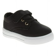 French Toast Boys' School Shoes Casual Sneakers Back to School .(Toddler/Little Kids)Black, Size: 5