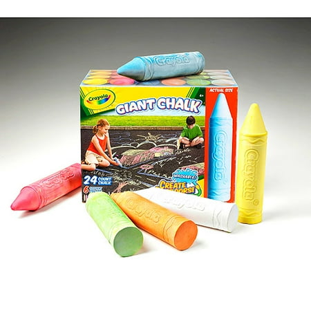 Download Crayola Giant Sidewalk Chalk Value Pack - Walmart.com