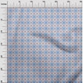 thumbnail image 3 of oneOone Polyester Spandex Blue Fabric Geometric Tile Traditional Sewing Material Print Fabric By The Yard 56 Inch Wide, 3 of 4