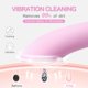 thumbnail image 2 of Cepillo limpiador facial PRITECH recargable de silicona rosa, 2 of 9