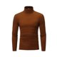 thumbnail image 1 of Minnieouse Ropa interior térmica para hombre, Tops de cuello alto, jersey de manga larga de Color sólido, ropa interior de oficina para otoño e invierno, Camisetas Café Minnieouse AP013729-07, 1 of 6