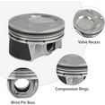 thumbnail image 2 of 4PC Piston & Rings kit 230412E210 For 2014-2018 Hyundai Kia Soul 2.0L 230412E200, 2 of 12