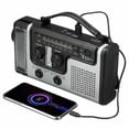 thumbnail image 1 of Multifunctional Solar Hand Crank Am/fm/sw Emergency Radio With Led Flashlight C, 1 of 5