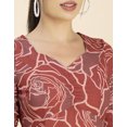 thumbnail image 4 of Moomaya Womens Short Sleeves Mini Dress, Sweetheart Neck, A-Line Dress, 4 of 7