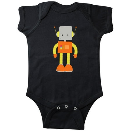 

Inktastic Cute Robot Little Robot Smiling Robot Gift Baby Boy or Baby Girl Bodysuit