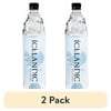 (2 pack) Icelandic Glacial Natural Alkaline Spring Water, 1 Liter, Single Plastic Bottle