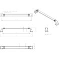 thumbnail image 3 of Jeffrey Alexander 165-12 Ella 12" Center To Center Elegant Soft Square Appliance Handle /, 3 of 7