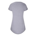 thumbnail image 6 of Women's Dresses Women's Fashion Summer Leisure Sports Curled Sleeves Solid Color Double Pocket Short Sleeve Dress T-shirt Skirt Women Dresses Plus Size, 6 of 7
