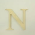 thumbnail image 1 of Package of 1, 8 Inch X 1" Thickness Baltic Birch Wood Letter "N" in The Times New Roman Font | Thick | Upper Case for Art & Craft Project, Made in USA, 1 of 1