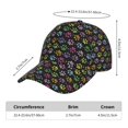 thumbnail image 2 of Lsque Casquette de Baseball Motif Patte Colorée Chapeau Profil Bas pour Camionneur Chapeau de Papa de Golf Ajustable Classique Original Non Structuré Casquette Simple Hommes Femmes, 2 of 6