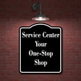 thumbnail image 2 of Service Center - Your One-Stop Shop BLACK Aluminum Composite Sign 20''x24'', 2 of 9