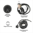 thumbnail image 3 of Universal 12V 52MM Integrated Air Fuel Ratio Gauge LED Digital Display with Wideband O2 Oxygen Sensor,1 x Air Fuel Ratio Measurement Kit, 3 of 5