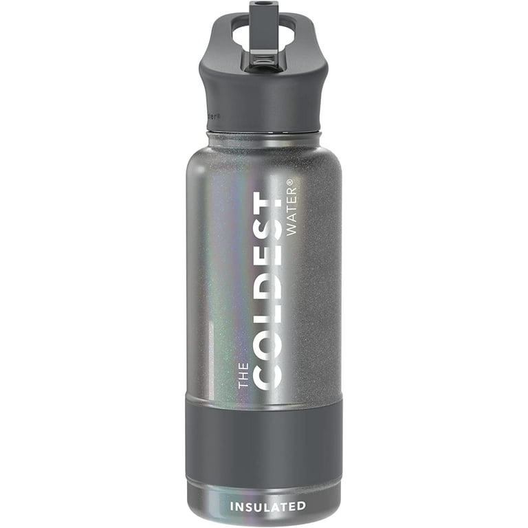 The Coldest Water Bottle 32 oz Wide Mouth Insulated Stainless Steel Hydro  Thermos - Cold up to 36 Hrs / Hot 13 Hrs Double Walled Flask with Strong  Cap Reviews 2024