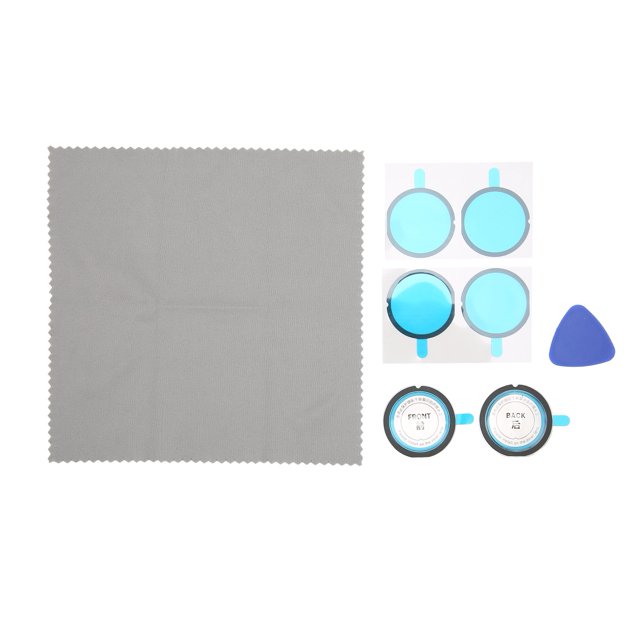 Protectores de lentes duales, juego de protectores de lentes adhesivos resistentes a los arañazos para accesorios de Cámara de Acción panorámica Insta360 X3