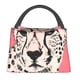 thumbnail image 1 of Fotbe Pink Cheetah Art Bolsa Térmica Portátil con Estampado, Bolsa de Entrega de Alimentos Aislada, Bolsa Reutilizable de Gran Capacidad para Comidas y Supermercado, 1 of 6