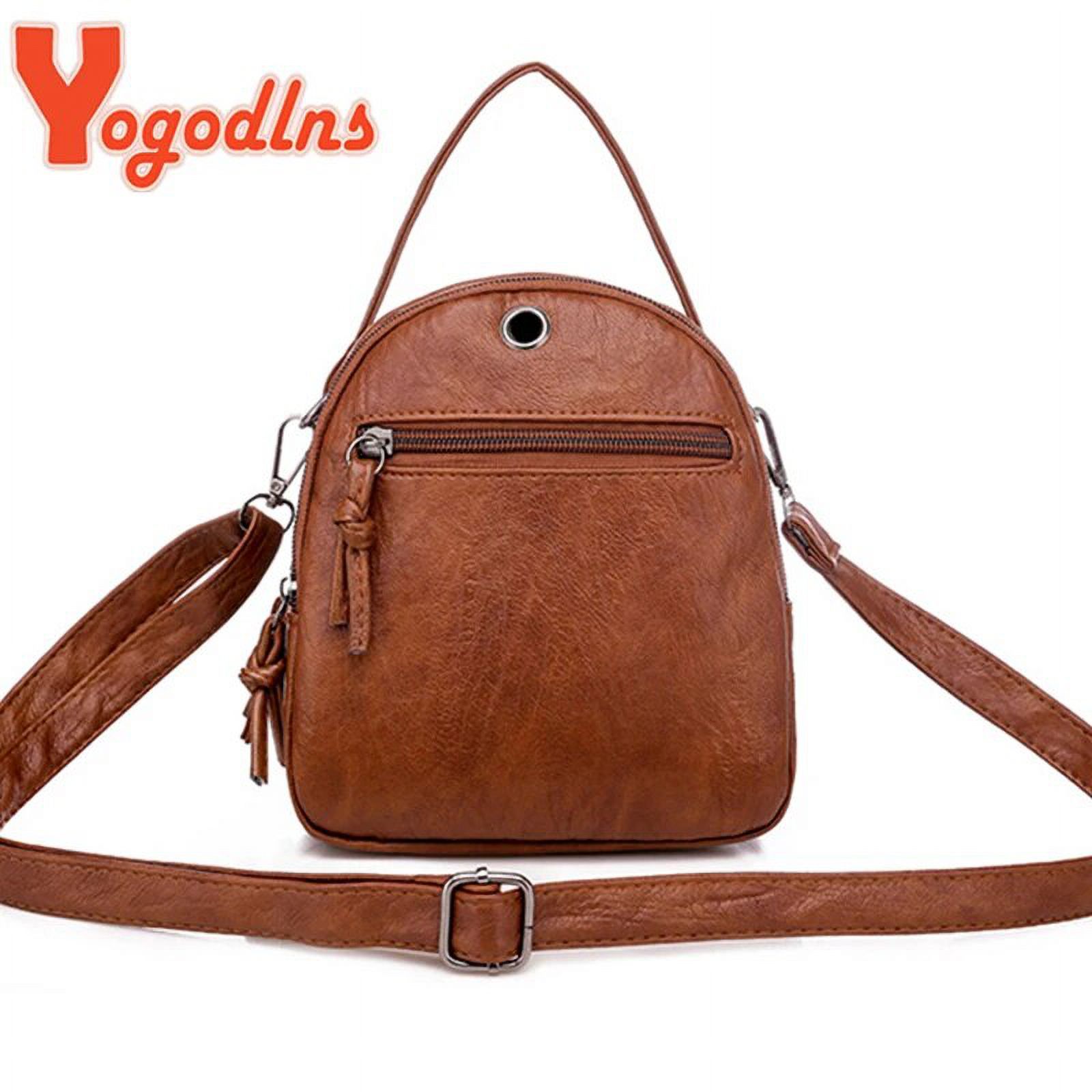 Vintage Small Shoulder Bag Women Soft PU Leather Crossbody Bag ...