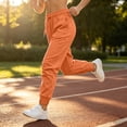 thumbnail image 7 of Resicozy Baggy Sweatpants Women 2026 Hight Waisted Drawstring Fall Pants Ladies Lounge Joggers Pockets Saffron S, 7 of 7