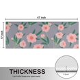 thumbnail image 5 of Kitchen Rugs Sets Of 2,Pioneer Flower Floral Print Pattern Anti Fatigue Kitchen Mat Rugs Non Slip Washable,Decorative Kitchen Floor Mats for Kitchen,Sink,Laundry,17"X47", 5 of 5